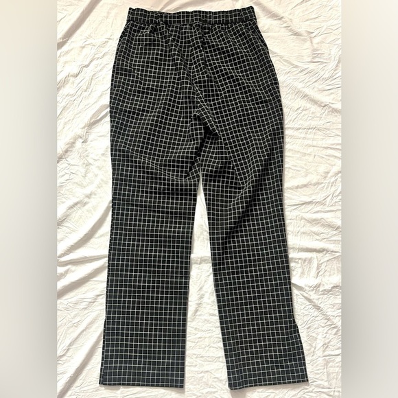 Massimo Fabro Italy Black and White Checkered Women's Trousers Pants Size 6 - Picture 8 of 9